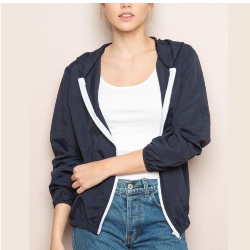 Brandy Melville krissy jacket - navy blue - Picture 5 of 8